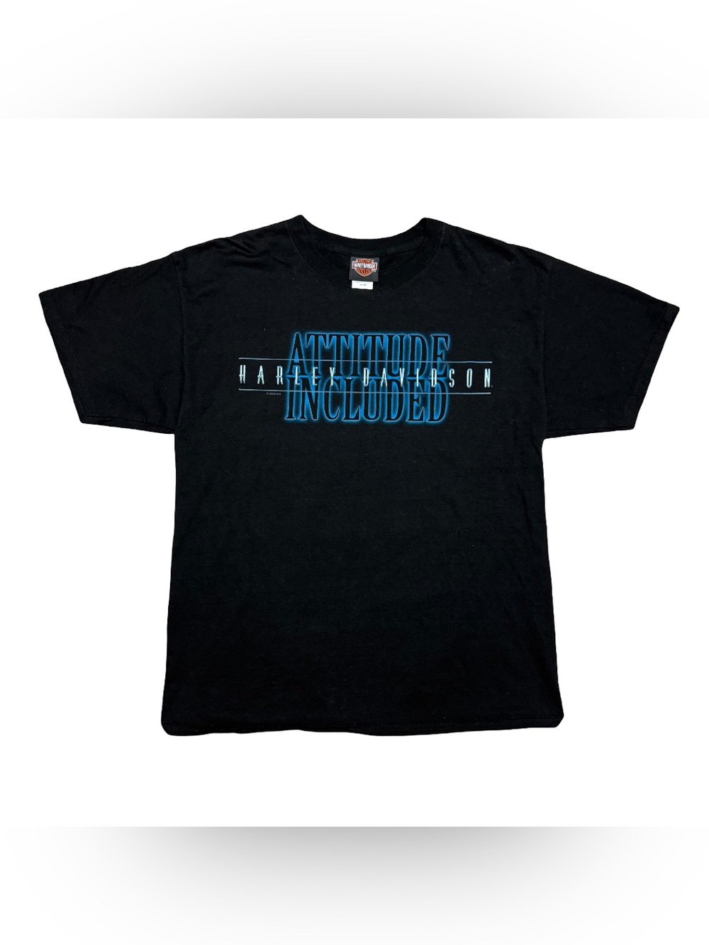 2012 Harley-Davidson Attitude Included Double-Sided Graphic T-Shirt Black Large